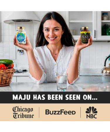 Maju Superfoods 4-in-1 Sea Moss Capsules and Black Seed Oil Capsules Bundle - Buy Online on GoSupps.com