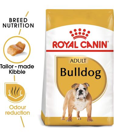 ROYAL CANIN BULLGOG ENGLISH ADULT Bag of 12 kg croquettes for adult English Bulldog (12 months) - Buy Online on GoSupps.com