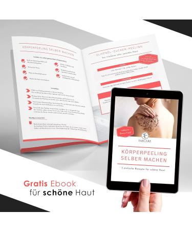 Fabcare Premium Peeling Glove & Sponge Set | Exfoliating Body & Face Gloves - 2 Pack with Suction Cups & eBook - Dermatest Rated - Buy Online on GoSupps.com