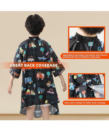 PERFEHAIR Kids Haircut Cape - Adjustable Comfortable Barber Cape for Boys & Girls - Cute Cars Design for Home & Salon Use - Buy Online on GoSupps.com