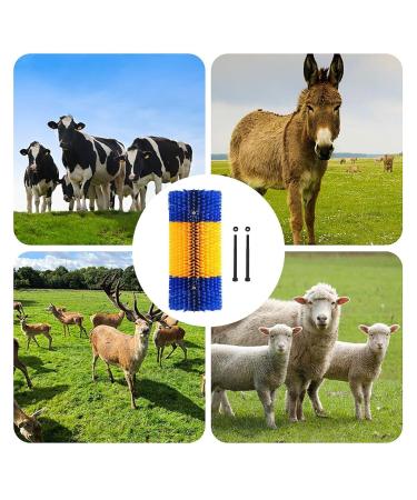 Generic Scratch Brush for Farm Animals - Itching Relief & Massage Tool for Cows Horses Sheep & Pigs - Durable Cleaning Brush - Buy Online on GoSupps.com