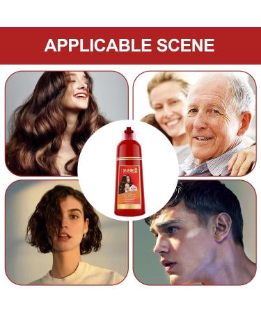  Holdes Color Shampoo for Women 500ml Long Lasting Color Shampoo Skin Friendly Instant Plant Bubble Natural Hair Dye Shampoo Holdes - Buy Online on GoSupps.com