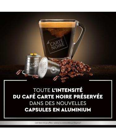 CARTE NOIRE - Espresso Lungo N 6 Coffee Capsules Compatible with Nespresso - Arabica Coffee - Giga Format of 80 Aluminum Capsules - Made in France - Buy Online on GoSupps.com