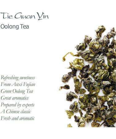 Tie Guan Yin Oolong Tea 50g - Iron Goddess of Mercy - Chinese Wu Long Tea from China - Buy Online on GoSupps.com