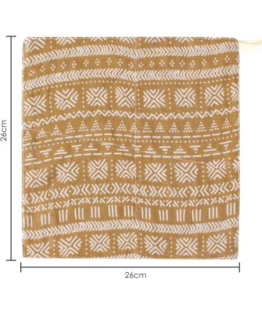 Lifetree Baby Muslin Washcloths - 6 Soft Bamboo Cotton Towels for Boys & Girls (26x26 cm) - Ideal Children's Cloths - Buy Online on GoSupps.com