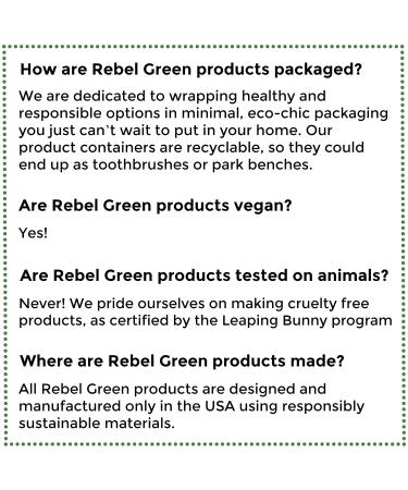 Rebel Green Lavender & Grapefruit Liquid Hand Soap | Natural, Sulfate-Free, Hypoallergenic - 16oz Pump (Pack of 4) - Buy Online on GoSupps.com