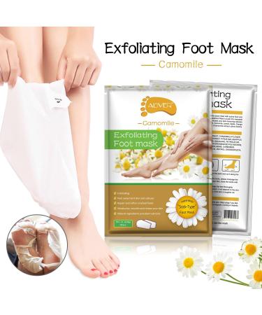 Foot Peel Mask Exfoliating Foot Mask for Soft Baby Feet Repair Heels & Removes Dry Dead Skin Feet Peeling Socks Foot Treatment for Hard Skin 3 Pairs - Buy Online on GoSupps.com