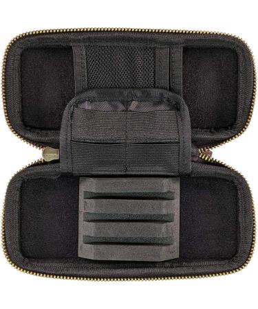T180 Darts Leather Dart Case | Holds 3 Darts + Accessories | Brass Zipper | Sleek Leather Look - Buy Online on GoSupps.com