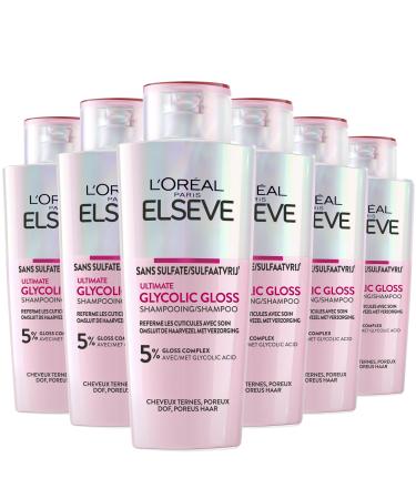 L'Oreal Paris L'Oreal Paris Elseve Glycolic Gloss Shampoo 6 x 200 ml