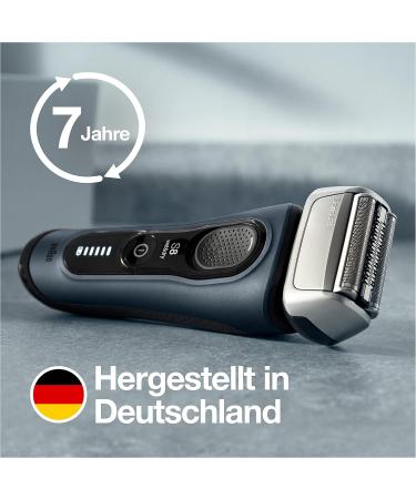 Braun Series 8 Razor for Men - 3+1 Shaving Head Sonic Technology Precision Trimmer Wet & Dry 8463cc - Perfect Gift for Him - Buy Online on GoSupps.com