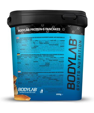 Bodylab24 Protein Pancake Mix Protein-6 Pancakes Vanilla 1kg Pancake Powder with Almost 60% Protein Multi-Component Protein Powder - Buy Online on GoSupps.com