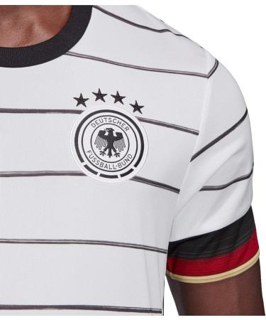 adidas Men's DFB TR Jsy T-Shirt XL - Stylish White/Black Soccer Tee for International Shipping - Buy Online on GoSupps.com