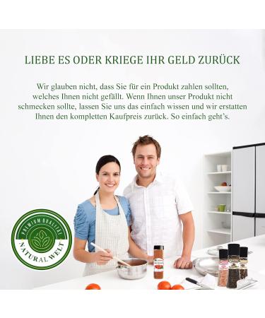 Natural Welt Grains de poivre noir 340 g I Convient pour le moulin I Poivre noir naturel I Vietnam - Buy Online on GoSupps.com