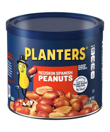 PLANTERS Redskin Roasted Salted Peanuts - Spanish - 12.5 Oz. - Buy Online on GoSupps.com