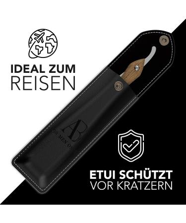 Anthony Brown Silver Razor Set - Precision Blade Head Changeable Blades & Etui | International Shipping Available - Buy Online on GoSupps.com