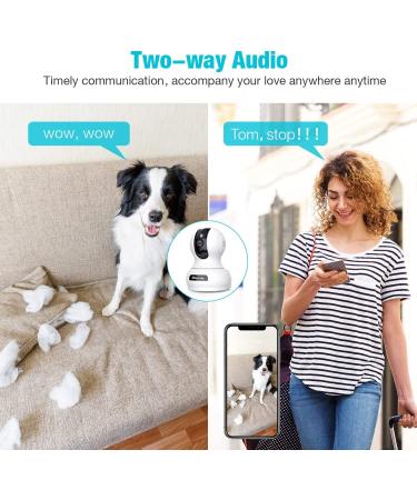 Vimtag Pet Camera - 1080P Night Vision, Two Way Talk, Alexa Compatible - Buy Online on GoSupps.com