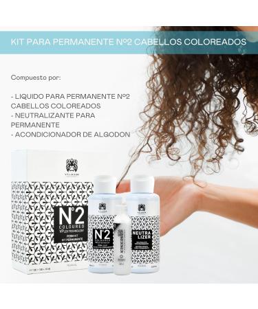 Valquer Profesional Curl Kit for Colored Hair Purified Formulation Revitalising Scalp Protection 210ml - Buy Online on GoSupps.com