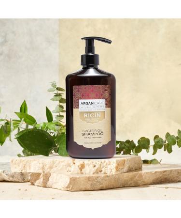 Arganicare | Duo Shampoo + Conditioner | Castor | Growth Accelerator | Gently Cleans & Moisturizes Hair | All Hair Types | 1x400 ML+ 1x400mL - Buy Online on GoSupps.com