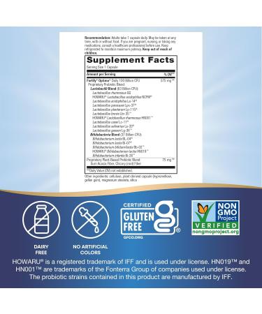 Nature's Way Fortify Optima Probiotic 100B - 15 Strains for Digestive & Immune Health - 30 Capsules - Buy Online on GoSupps.com