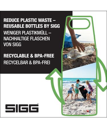 SIGG Total Clear One Aqua Sport Water Bottle - BPA-Free Leak-Proof 17 Oz Tritan Plastic - Lightweight & Shatterproof - Buy Online on GoSupps.com