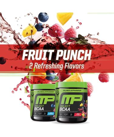 MusclePharm Essentials BCAA Powder, Pre & Post Workout Recovery Drink, Supports Muscle Recovery & Energy, Essential Amino Acids, 30 Serv, Fruit Punch - Buy Online on GoSupps.com