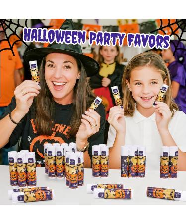 DMSKY 60 Pcs Halloween Lip Balm Bulk Halloween Party Favors Bulk Halloween Goodie Bags Fillers for Trick or Treat - Buy Online on GoSupps.com