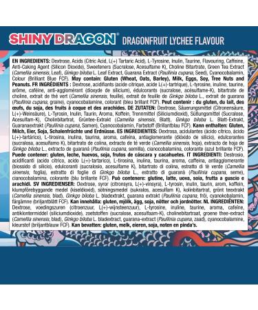 LevlUp Shiny Dragon Gaming Booster - Dragonfruit & Lychee Flavour 320g - 40 Servings - Buy Online on GoSupps.com