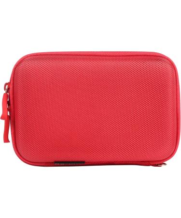 Diabetic Supplies Travel Case Organizer Bag - Small Red Diabetes Testing Kit Case - Buy Online on GoSupps.com