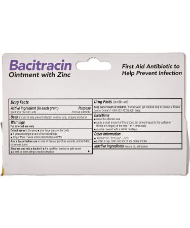 Bacitraycin Plus Size 1oz - Fast-Acting Antibacterial Ointment - Buy Online on GoSupps.com