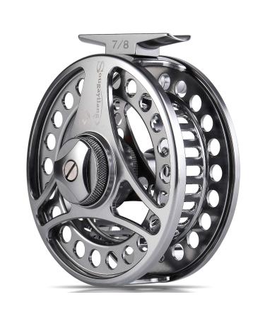 Soougayilang flying role ultra-light antioxidations roll CNC milled aluminum alloy body and coil fly fishing roller size 5/6.7/8 fly fisherman 7/8 fly fishing roller - Buy Online on GoSupps.com