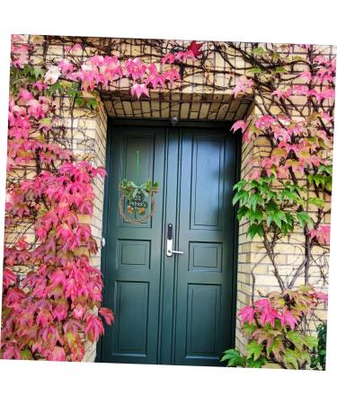 Abaodam 2pcs Shamrock Wooden Sign Hanging Front Door Wreaths Irish Party Wood St. Patrick's Day Pendants - Buy Online on GoSupps.com