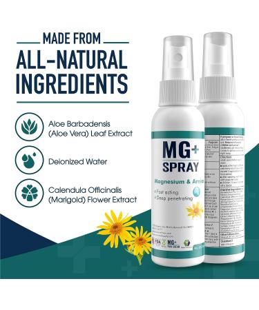 Mars Wellness MG+ Magnesium & Arnica Spray (4 oz) | Extra Strength Body Spray for Aches, Headaches & Cramps - Buy Online on GoSupps.com