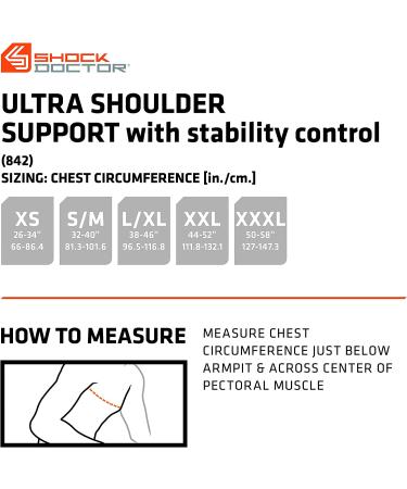 Shock Doctor Shoulder Support (Black  Large/X-Large) - Buy Online on GoSupps.com
