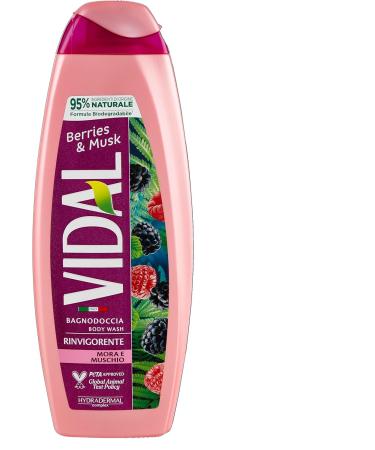 Bath Foam Toning Vidal BlackBerry and Moss 500 Ml - Buy Online on GoSupps.com