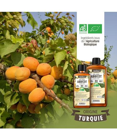  Plan te au Naturel Organic Apricot Kernel Oil 150 ml - AB - Natureen | Plan te au Naturel - Pure Natural and Cold Pressed - Food Grade - Buy Online on GoSupps.com