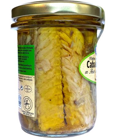 Soldimar Pesasur Mackerel Fillets in Organic Extra Virgin Olive Oil 195g (Pack of 4) - Buy Online on GoSupps.com