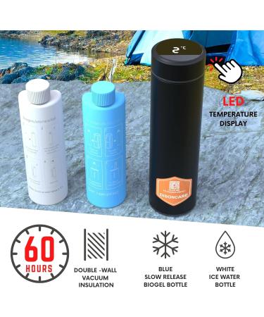 DISONCARE 60H Insulin Pen Cooling Bag - Portable 2-8 C Medication Cooler | Ideal for Diabetics - TSA Approved Travel Case with Touch Display - Buy Online on GoSupps.com