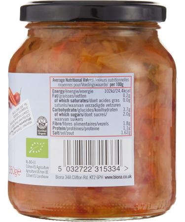 BIONA Organic Kimchi 350g - Buy Online on GoSupps.com