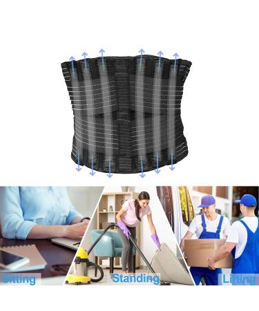 KEFIT Back Brace for Lower Back Pain Relief | Breathable Support for Sciatica Herniated Disc & Scoliosis | Unisex Medium Size - Buy Online on GoSupps.com