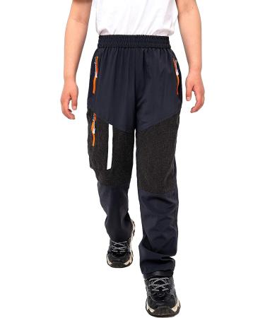 SEEU Kids' Quick Dry Cargo Pants Black 6-7 | Hiking Trousers for Outdoor Adventures - Buy Online on GoSupps.com