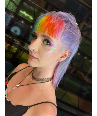 Crazy Color Pastel Lilac Semi-Permanent Hair Dye - Vegan Formula | Highly Pigmented Blueish Lilac Shade | Nourishing Oil & Conditioning | No Bleach, No Ammonia - 200ml - Buy Online on GoSupps.com