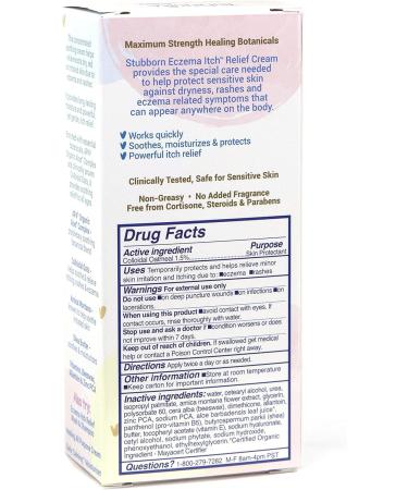 TriDerma Baby Eczema Itch Relief Cream for Sensitive Skin 2.2 oz - Buy Online on GoSupps.com