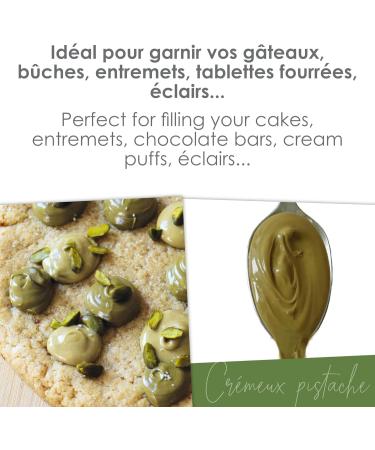 ScrapCooking - P te de Fourrage Cr meux Pistache 200 g - Pour Fourrer Tablettes clairs Macarons G teaux B ches de No l Cookies Cheesecakes & P tisseries - 4638 - Buy Online on GoSupps.com
