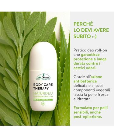  Vitamol Vitamol NaturDeo Roll-On Deodorant Naturally Scented Aluminium Free Paraben Free for Sensitive Skin Vegan & Organic - 50ml - Buy Online on GoSupps.com