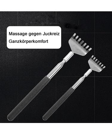 4-Piece Back Scratchers Set - Funny Handheld Scratchers & Massage Tools (20cm to 68cm) - Ideal for Head & Back Relief - International Shipping Available - Buy Online on GoSupps.com