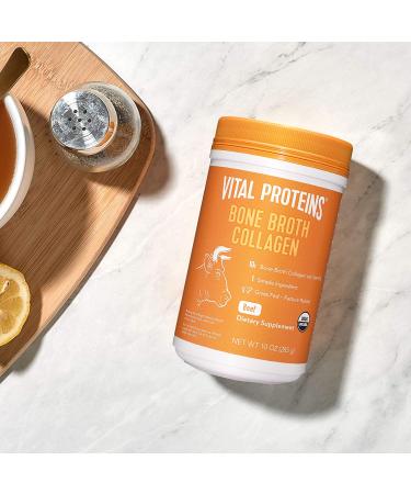 Vital Proteins Organic Beef Bone Broth Collagen - 10 OZ | USDA Certified - Buy Online on GoSupps.com