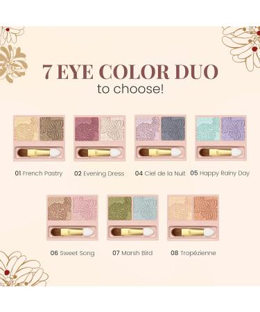 Paul & Joe Eyeshadow Duo 07 Marsh Bird | Khaki Brown & Blue Gray | Refill Only for Custom Eyeshadow Palette | Shop Internationally - Buy Online on GoSupps.com