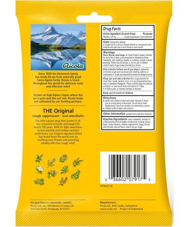 Ricola NAT Herb Cgh Drp Bag 21 - Buy Online on GoSupps.com
