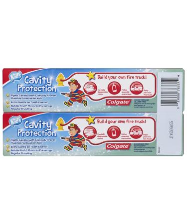 Colgate Kids Toothpaste Bubble Fruit 4.6oz 2pk - Fun Flavor & Strong Cleaning for Kids - Buy Online on GoSupps.com