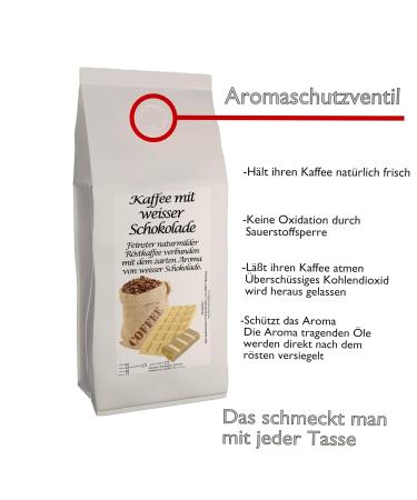 C&T Aroma Coffee - White Chocolate Flavored Ground Coffee 500g | Premium International Roastery - Buy Online on GoSupps.com